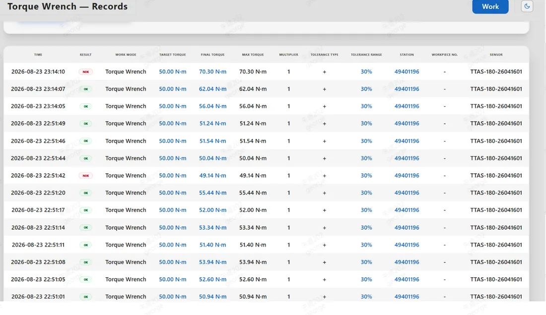 Application Software & Fastening Records